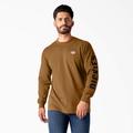 Dickies Men's Long Sleeve Workwear Graphic T-Shirt - Brown Duck Size 2Xl (WL22D)