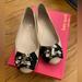 Kate Spade Shoes | Kate Spade New York Bonnie Embellished Flats - Size 6 | Color: Cream | Size: 6