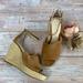 Jessica Simpson Shoes | Jessica Simpson Suella Wedge Sandal, Size 10 M - Beige | Color: Red | Size: 10