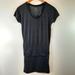 Athleta Dresses | Athleta Odyssey T-Shirt Dress Size Xs Gray Ruched Sides Short Sleeve Tee | Color: Black/Gray | Size: Xs