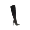 Moda in Pelle Womens 'Yesenia' Black Suede Over The Knee Boots - Size EU 39