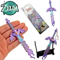 The Legend of Helpda Tears of The Kingdom Keychain Anime Action Figures Master Sword Mods