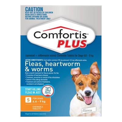 Comfortis Plus For Small Dogs 4.6-9 Kg (10.1 - 20l...