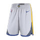 Golden State Warriors Men's Nike NBA Swingman Shorts - White