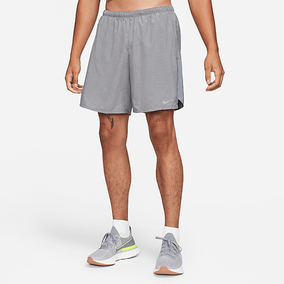 Nike Challenger Men's 18cm (approx.) Brief-Lined Running Shorts - Grey