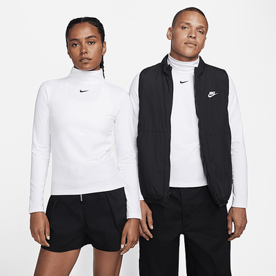 Nike Sportswear Collection Essentials Women's Long-Sleeve Mock Top - White