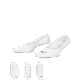 Nike Everyday Lightweight Women's Training Footie Socks (3 Pairs) - White