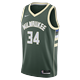 Giannis Antetokounmpo Bucks Icon Edition 2020 Nike NBA Swingman Jersey - Green