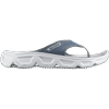 Badesandale SALOMON "REELAX BREAK 6.0", Gr. 46, blau (rauchblau, weiß), Synthetik, Textil, sportlich, Schuhe Zehentrenner, Erholungsschuhe