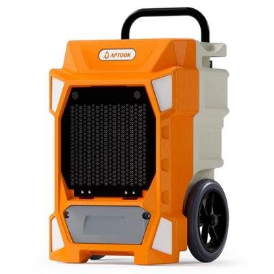 190 pt. 7500 sq.ft. Bucketless Commercial Dehumidifier in Orange
