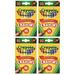 Crayola Crayons 16 CT Back to School Classroom Supplies 4 Pack Bundle Students Teachers