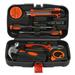 RKSTN Tool Box Apartment Essentials Tool Set 9 Pieces Universal Household Hand Tool Kit with Plastic Tool Box Electrician Tool Storage Box Lightning Deals of Today - Summer Clearance on Clearance