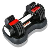 Adjustable Dumbbell 25 Lbs With Fast Automatic Adjustable Function & Weight Plate For Body Workout Home Gym