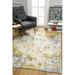 Rug Branch Contemporary Abstract Gold Grey Indoor Area Rug - 9x12