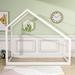 Isabelle & Max™ Turberville Wooden House Bed Frame Metal in White | 73 H x 40 W x 78 D in | Wayfair 3D769C1A9DAE4064859DAA5BDF7C47B8