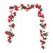 RKSTN Roses Artificial Flowers Artificial Flowers 69 Heads Artificial Rose Vine Hanging silk roll Flowers for Wall Decor Rattan Lightning Deals of Today - Summer Savings Clearance on Clearance