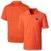 Men's Cutter & Buck Orange Chicago Bears Helmet Forge Stretch Polo