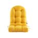 Winston Porter Indoor/Outdoor Seat/Back Cushion Polyester in Orange/Yellow | 4 H x 21 W x 20 D in | Wayfair EADDA101C5B04145BF94E76F191A3E6C