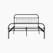 August Grove® Fontaines Standard Bed Metal in Black | 44 H x 59.6 W x 86.4 D in | Wayfair B87A527E07B24BA7B6A931DD69C043C0