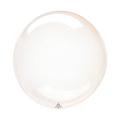 Clear Orange Crystal Clearz Balloon 18