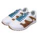 Women's Cuce Orange Miami Dolphins Glitter Sneakers