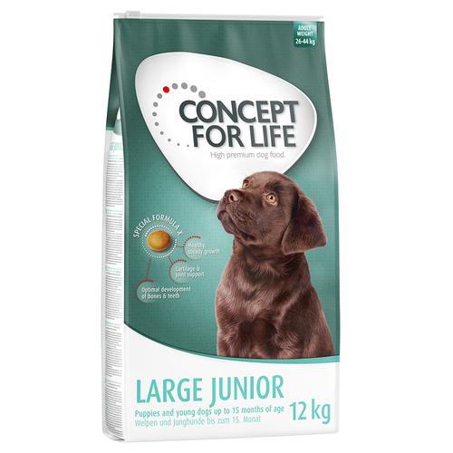 12 kg Large Junior Concept for Life Hundefutter trocken
