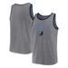 Men's Fanatics Branded Heather Gray Memphis Grizzlies Primary Logo Tank Top