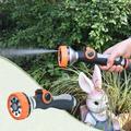 RKSTN Garden Hose Nozzle Garden Hose Nozzle Heavy Duty Hose Nozzle with Adjust Watering Patterns Multifunctional High Pressure Hose Nozzle Sprayer for Home Watering Lawns and Garden on Clearance