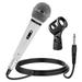 5 Core Karaoke Microphone Dynamic Vocal Handheld Mic Cardioid Unidirectional Microfono w On and Off Switch Includes XLR Audio Cable Mic Holder -PM 111 CH