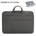 Lightweight Waterproof 13.3 /15.6 Inch Laptop Case Laptop Bag with Shoulder Strap Laptop Bag Dark Grey 13.3inches F78388