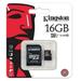 Kingston microSDXC Canvas Select Plus 100MB/s Read A1 Class 10 UHS-I Memory Card + Adapter 16GB