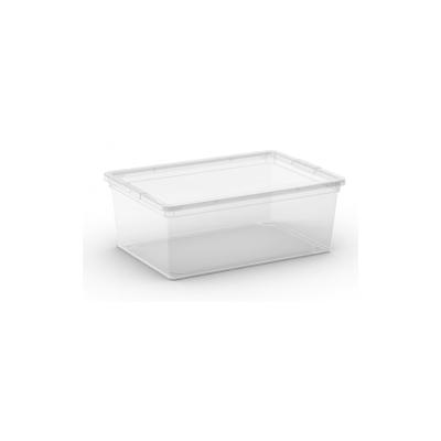 PROREGAL Mega Deal 20x Mehrzweck Aufbewahrungsbehälter HIPPO mit Deckel, HxBxT 15x37x26cm, 11 Liter, Transparent, Behälter, Box, Aufbewahrungsbehälter Image