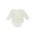 Babaluno Baby Long Sleeve Onesie: White Bottoms - Size 0-3 Month