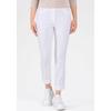 3/4-Hose STEHMANN "Igor", Damen, Gr. 44, N-Gr, weiß, Web, Obermaterial: 72% Viskose, 25% Polyamid, 3% Elasthan, casual, figurbetont, Hosen, in Größen 32 bis 52