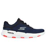 Skechers Men's GO RUN 7.0 Sneaker | Size 11.0 | Navy/Black | Textile/Synthetic | Vegan | Machine Washable