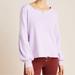 Anthropologie Tops | Anthropologie T.La Sweatshirt Sweater Top Purple Lavender Ribbed A | Color: Purple | Size: Xl