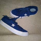 Converse Shoes | Converse One Star Ox Sneaker Navy Blue | Color: Blue/White | Size: Y4.5, Women's 6.5 Or Eur 37