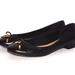 Coach Shoes | Coach Noella Black Leather Bow Block Heel Flats Size 7.5b | Color: Black | Size: 7.5