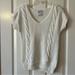 American Eagle Outfitters Sweaters | American Eagle Short Sleeve Cream Sweater | Color: Cream | Size: M