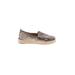 Sam Edelman Flats: Tan Animal Print Shoes - Women's Size 6 - Closed Toe - Print Wash