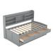 Cheri Bliss 47.2" Platform Bed, Wood in Gray | 47.2 H x 78 W x 88 D in | Wayfair BCB-05220