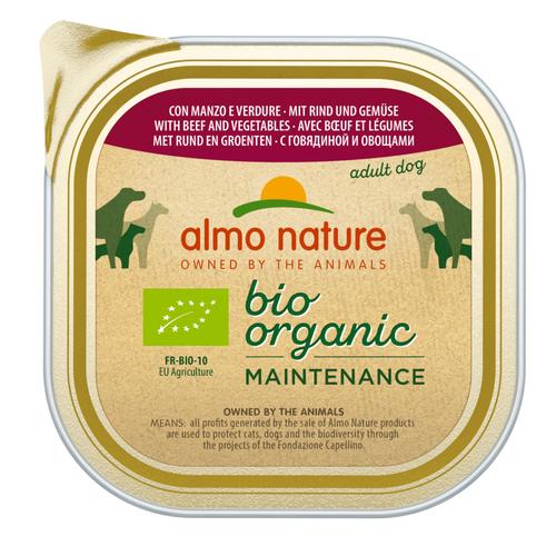 Almo Nature BioOrganic Maintenance Bio Rind & Bio Gemüse 9 x 300 g Hund Nassfutter