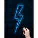 Xtreme Lightning Bolt 13" LED Sign, Glass | 13 H x 4.13 W x 0.5 D in | Wayfair XNS7-1001-RGB
