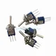 5pcs 5MM Mini Togbanded Switch SMTS-102 125V/3A SPDT 3-Pin On On 2 Position Blue document Stitch