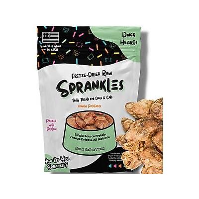 Sprankles Duck Hearts Grain-Free Freeze-Dried Cat & Dog Treat, 10-oz bag