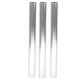 Aluminum Track Field Relay Batons Race Equipments for Running Race Team Suitable for Outdoor Sports Practice Athlete High Strength Smooth Surface 3pcs [Silver]