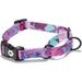 Wolfgang Premium Martingale Dog Collar for Small Medium Large Dogs Made in USA Daydream Print Large (1 Inch x 18-22 Inch)