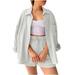 REORIAFEE Two Piece Outfits for Women Sweatsuits Sets Casual Sports Suit Jogging Tracksuits Women s Summer Two Piece Neck Long Sleeve Shirt High Waist Drawstring Shorts Casual Set White XXL