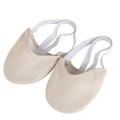 Half Sole Stretch Women Dance Shoe Exercise Rhythmic Gymnastics Shoes Slippers Non-slip Belly Dancing Shoes for Adult(Skin Color
