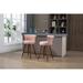 Modern Swivel Bar Stools Set of 2, Upholstered Counter Height Barstool Bar Chairs with Backrest and Footrest